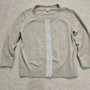 Banana Republic Gray Cardigan Sweater